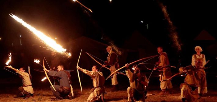 Gli Arcieri del Martello al Castello in Festa di Legnano